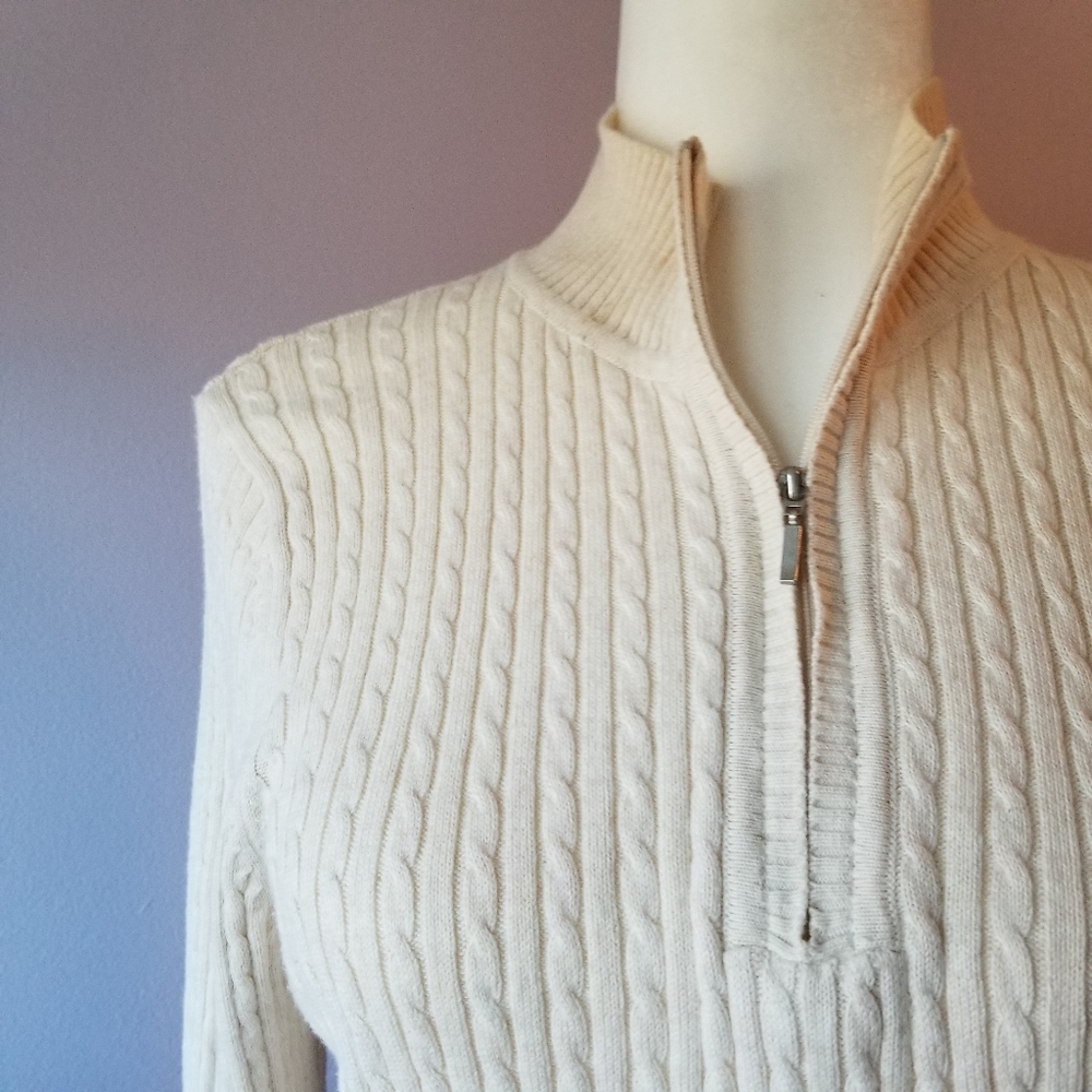 Sweater | 1/4 Zip, Quarter Zip | Size Small